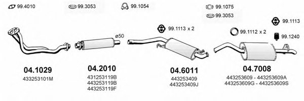 ASSO ART0261 Exhaust System